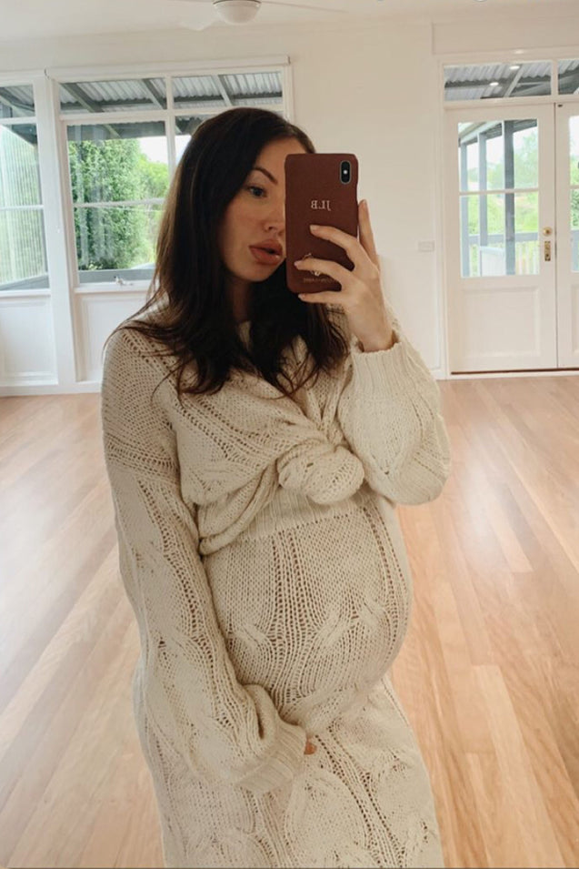Folley Knit Skirt - CREAM