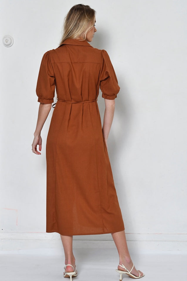 Tulip Dress - TAN