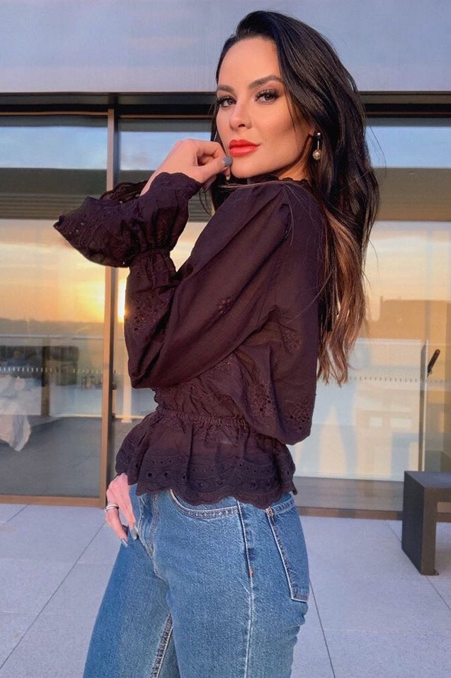 Paris Blouse - BLACK