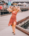 Dotty Dress - RUST