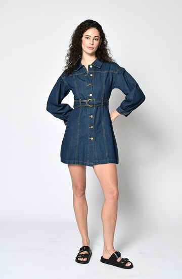 Andy Denim Dress - INDIGO