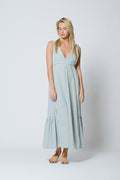 Day Light Maxi Dress - DarkSeaGreen