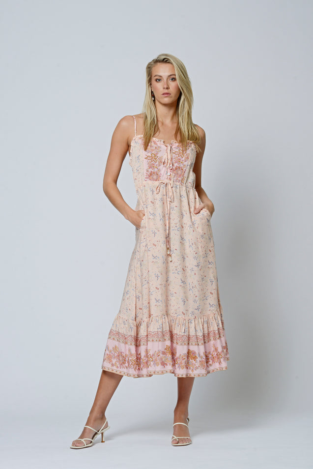 Paris Dream Dress - HONEYDEW