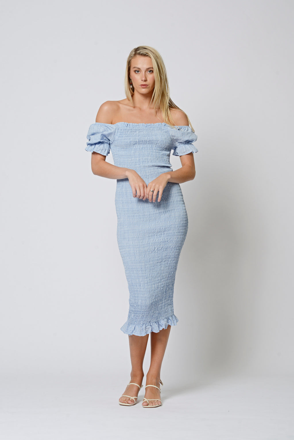 Sweetheart Dress - BABY BLUE