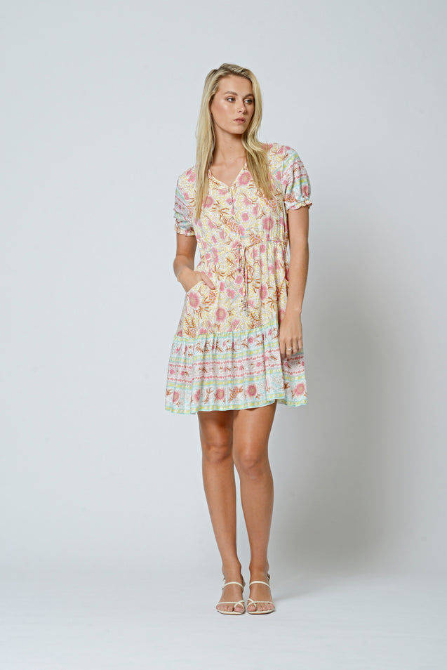 Chicago Dress - CORNSILK