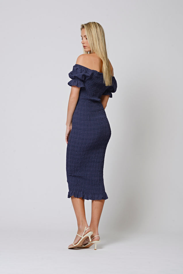 Sweetheart Dress - NAVY