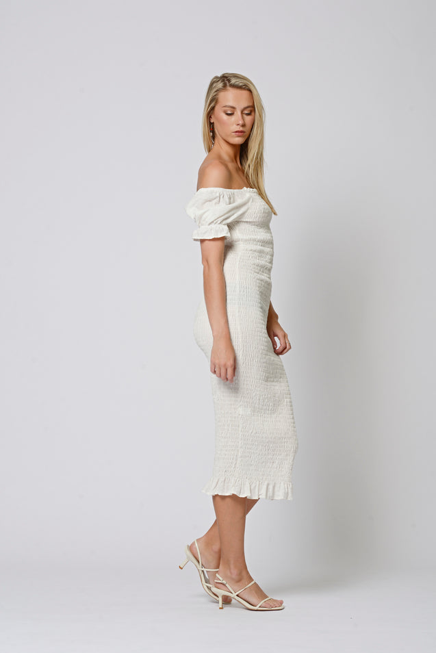 Sweetheart Dress - WHITE