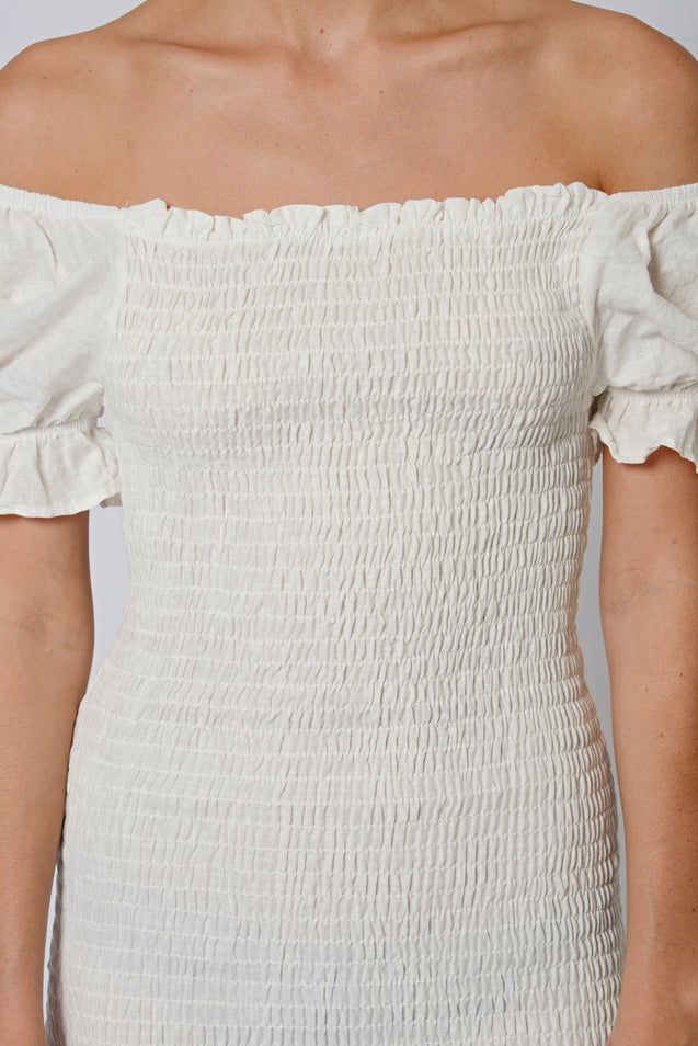 Sweetheart Dress - WHITE