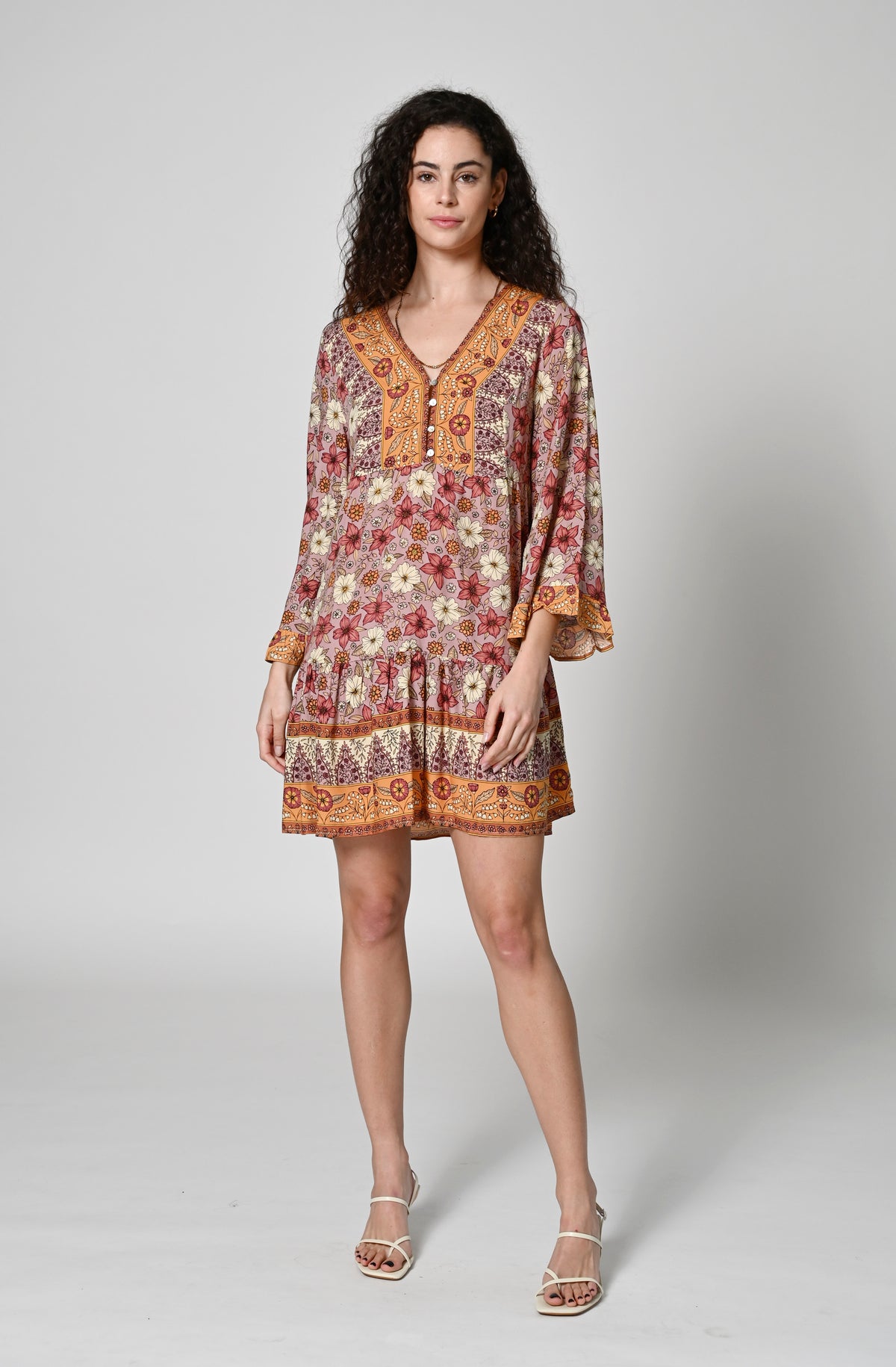 Among The Stars Dress - PLUM
