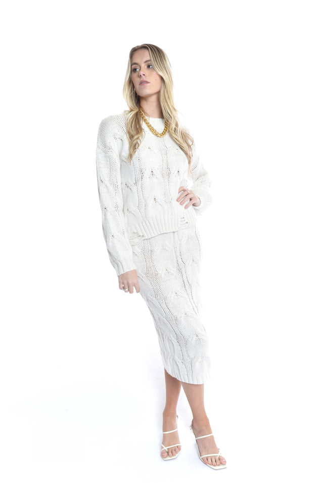 Folley Knit Jumper - CREAM