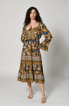 Field Of Gold Dress - OLIVE