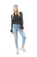Paris Blouse - BLACK