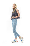 Baby Doll Crop Fur Vest - ASH