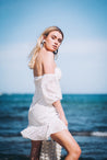 Sunshine Cocktail Dress - STARK WHITE