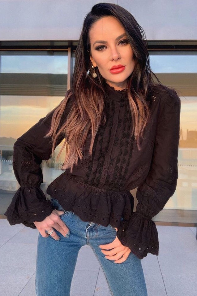 Paris Blouse - BLACK
