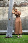 Oh Bella Maxi Wrap Dress - RUST