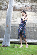Fell In Tassel Dream Dress - BLACK