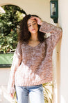 Winnie V Neck Sweater - BROWN