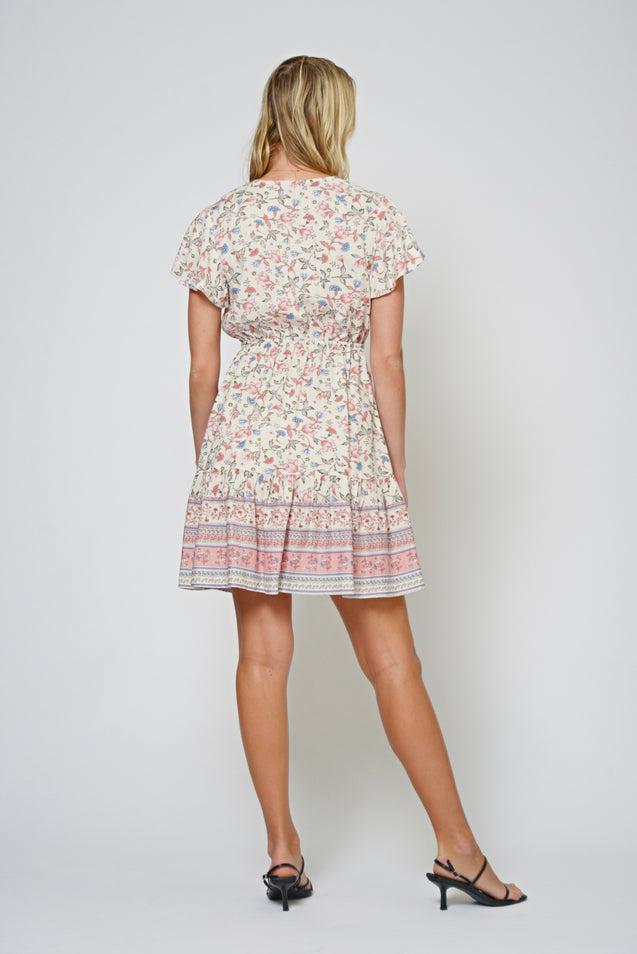 Corella Short Dress - OFF WHITE