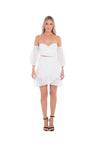 Sunshine Cocktail Dress - STARK WHITE