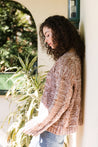 Winnie V Neck Sweater - BROWN