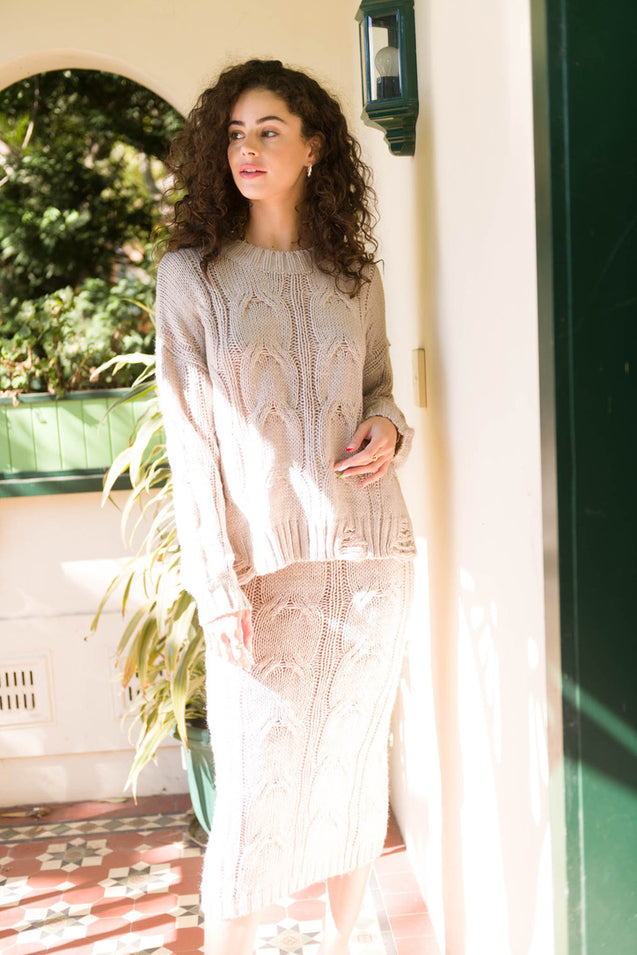 Folley Knit Set - SILVER