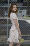 Valentine Wrap Dress - WHITE