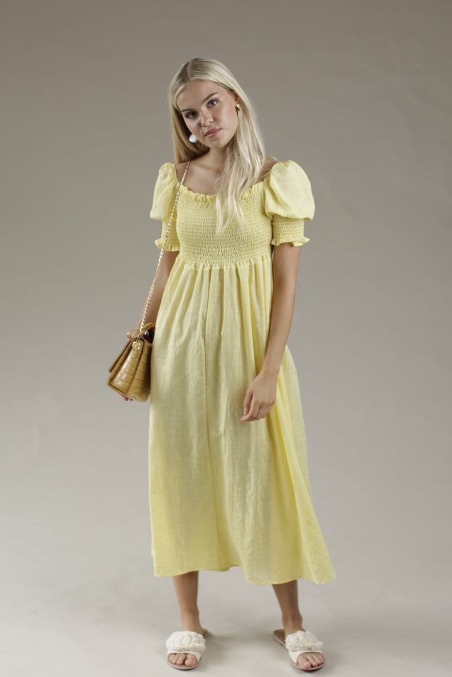 Flow Maxi Dress - YELLOW