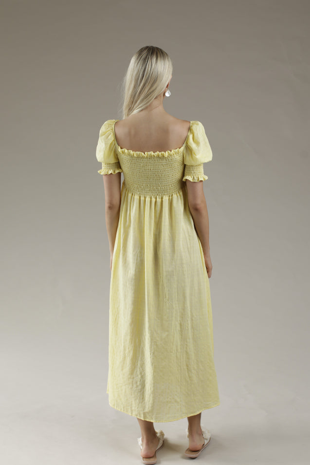 Flow Maxi Dress - YELLOW