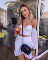 Sunshine Cocktail Dress - STARK WHITE