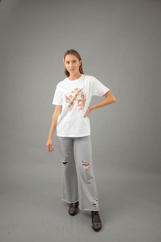 Bad Angel Tee - WHITE