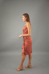 Dotty Dress - RUST