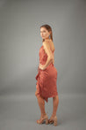 Dotty Dress - RUST