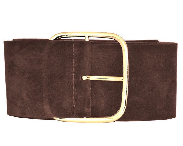 Tiara Suede Belt - BROWN