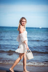 Sunshine Cocktail Dress - STARK WHITE