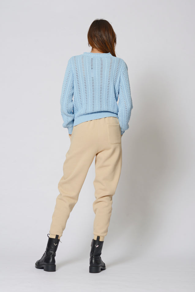 Sofia Knit Top - BLUE