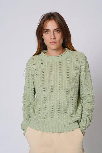 Sofia Knit Top - SAGE