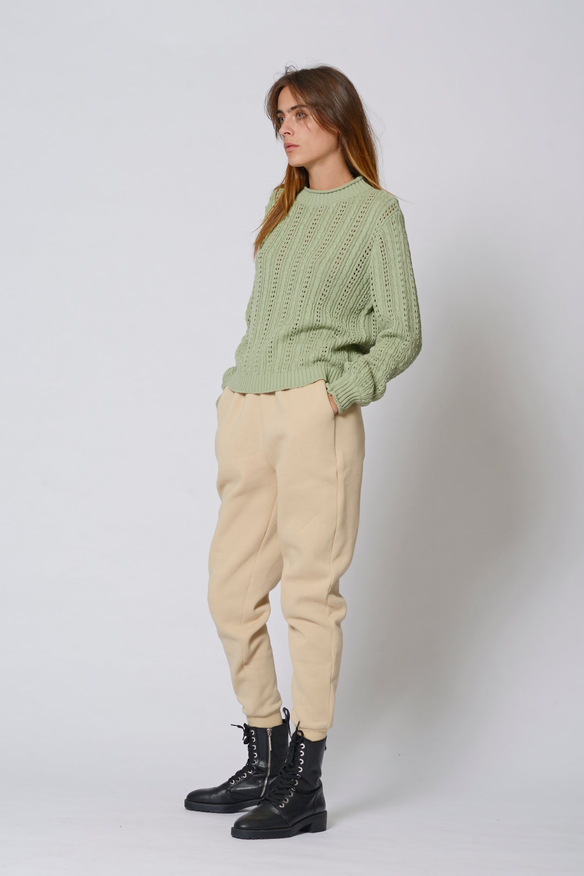 Sofia Knit Top - SAGE
