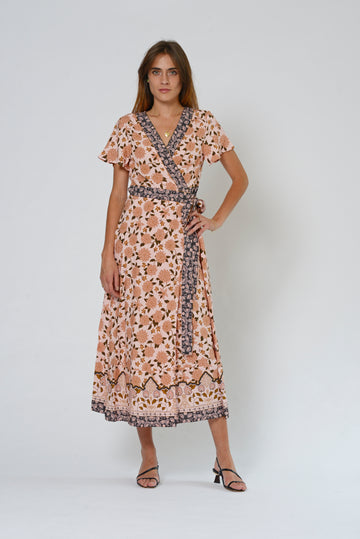 Teal Wrap Dress - MUTE