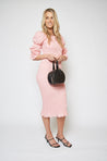 Vanessa Shirred Dress - PINK