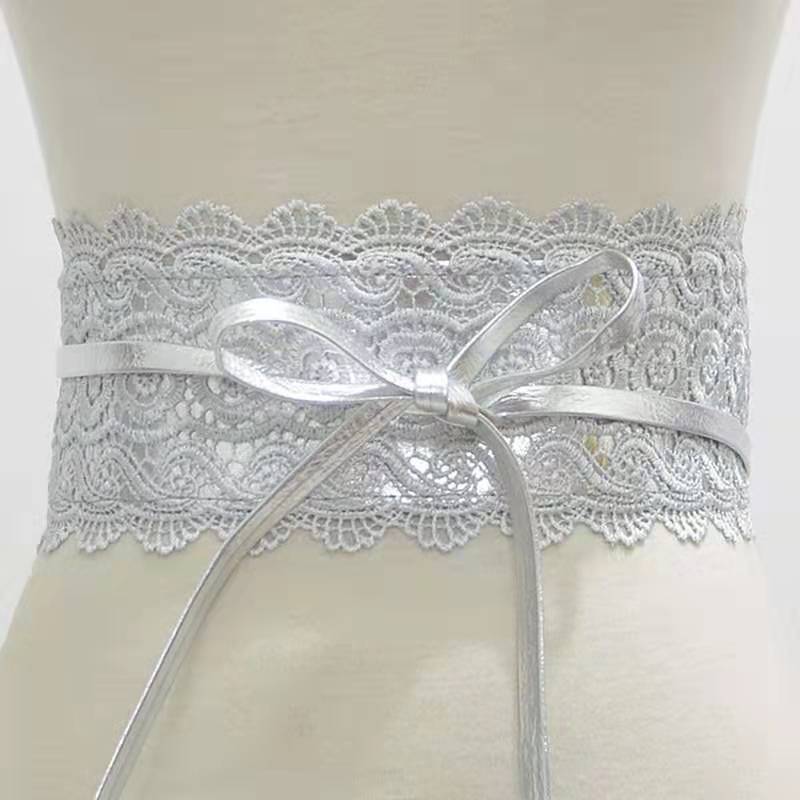 Lilian Wrap Belt - SILVER