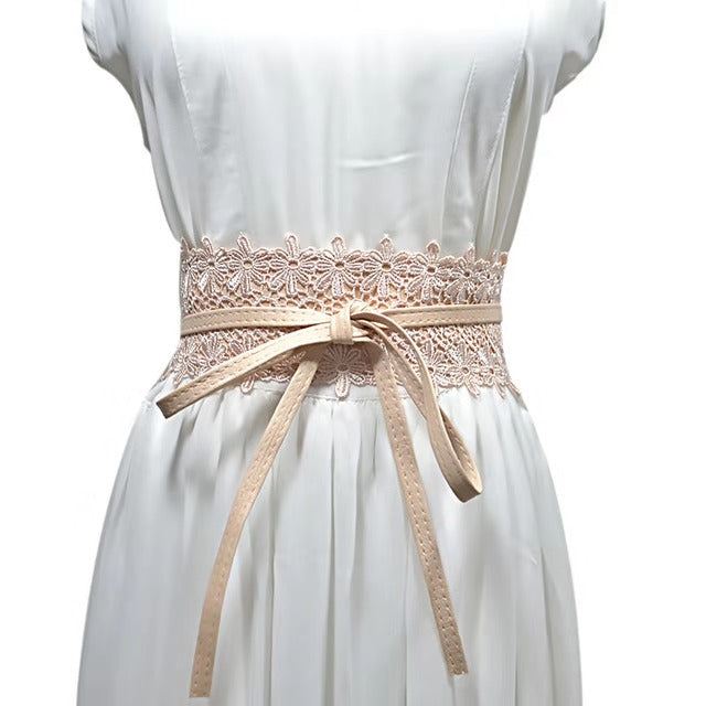 Lilian Wrap Belt - PEACH