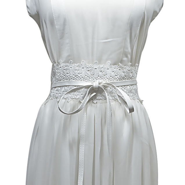 Lilian Wrap Belt - WHITE