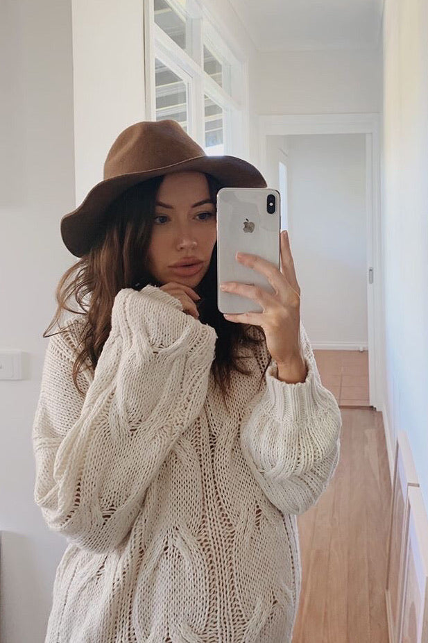 Folley Knit Jumper - CREAM