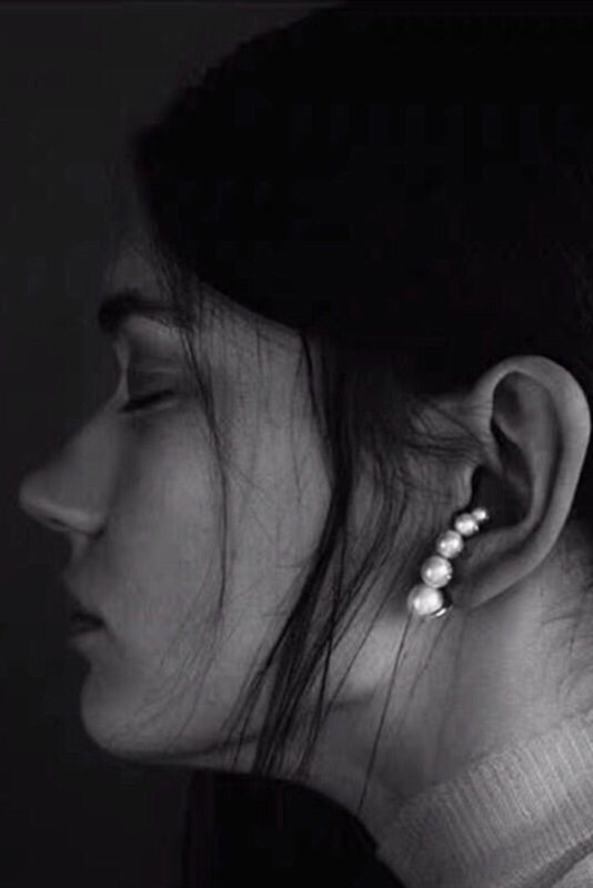Twisted Earring - PEARL