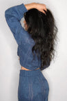 Folley Knit Skirt - DENIM