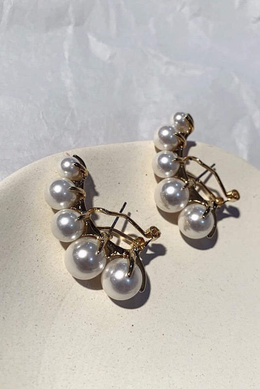 Twisted Earring - PEARL