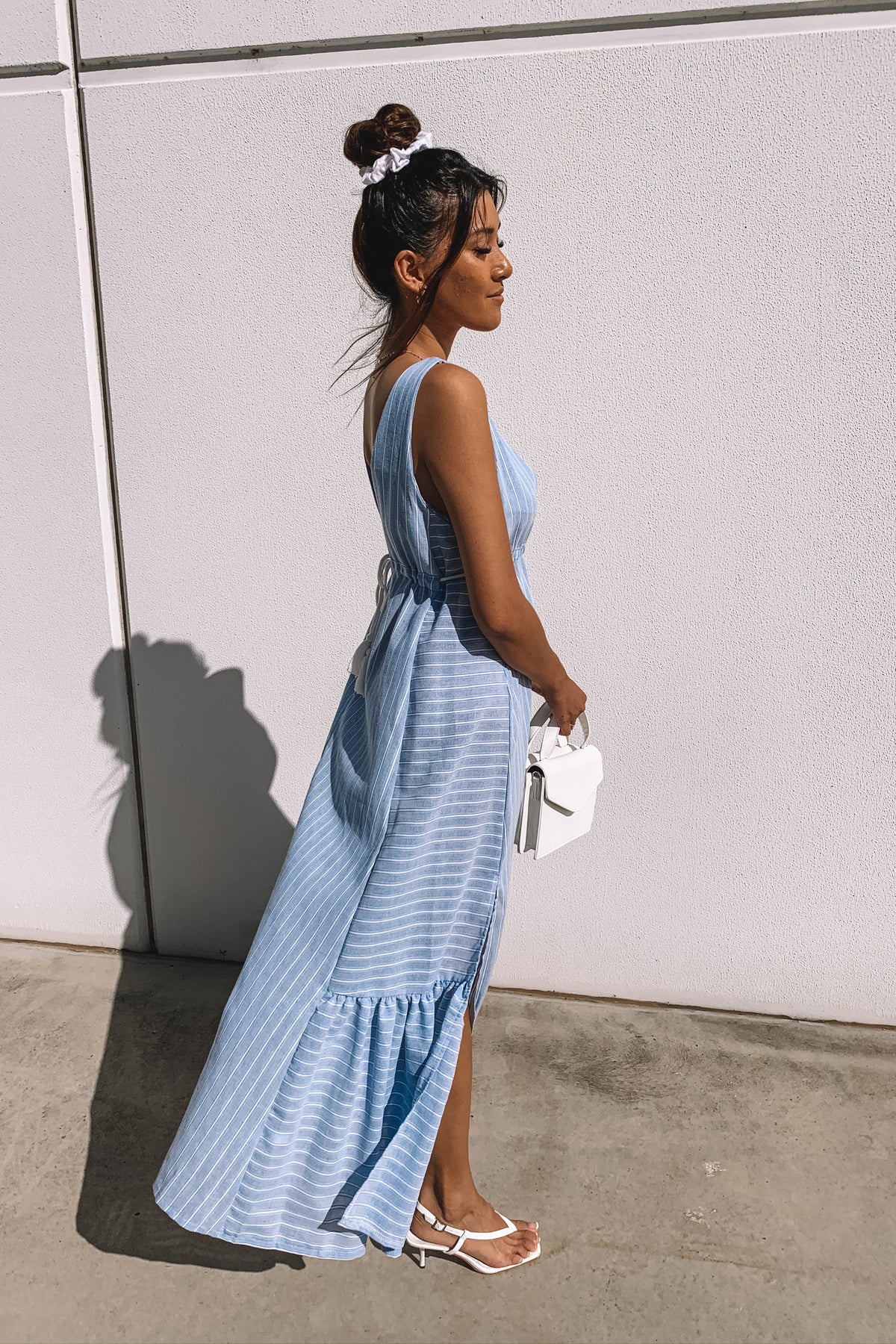 Day Light Maxi Dress - BLUE