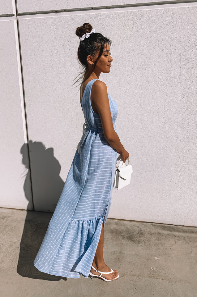 Day Light Maxi Dress - BLUE