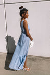Day Light Maxi Dress - BLUE
